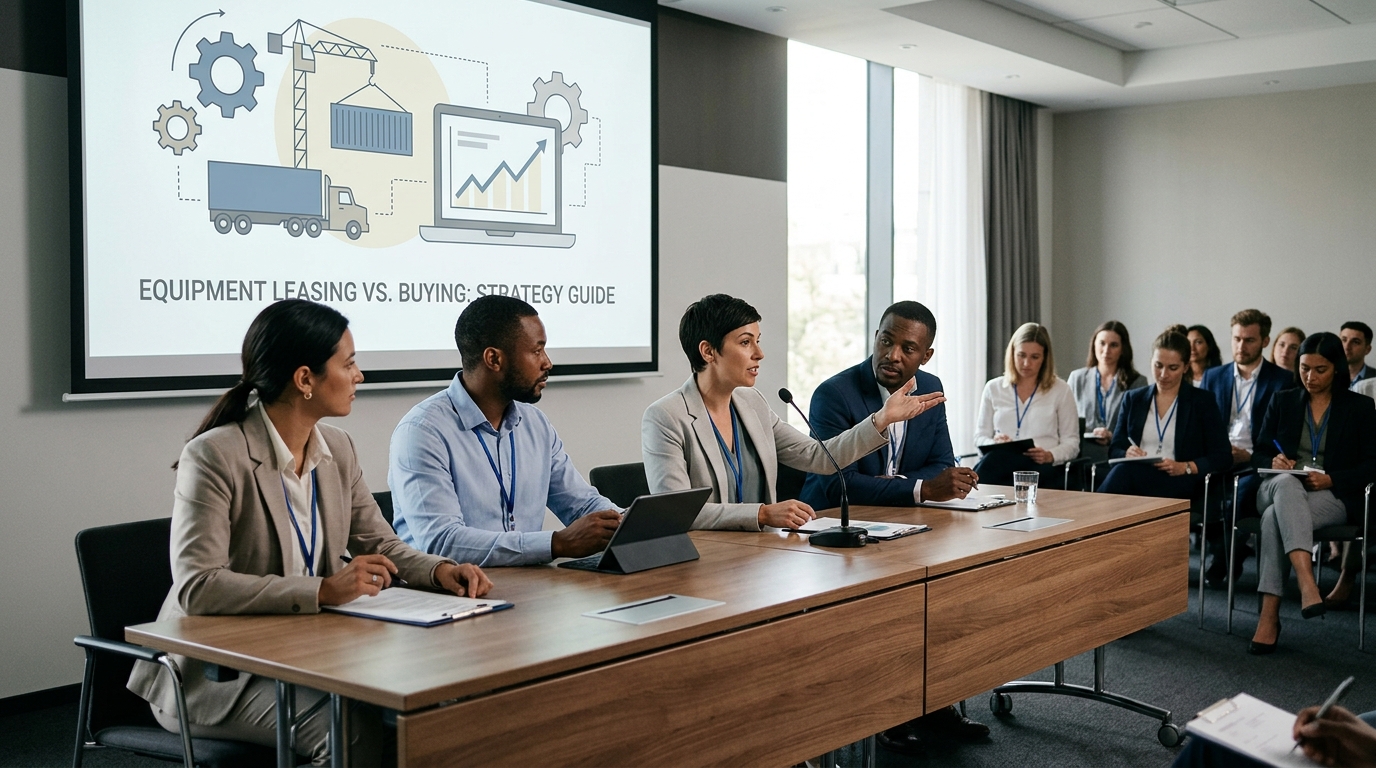 Illustration: Equipment Leasing vs. Buying: The 2026 Strategy Guide for SMEs